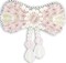BP-174C Beadwork kit for creating brooch Crystal Art "Small girl-flirt"